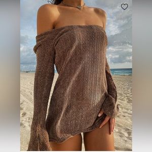 Princess Polly Boho Babe Mini Dress Mocha